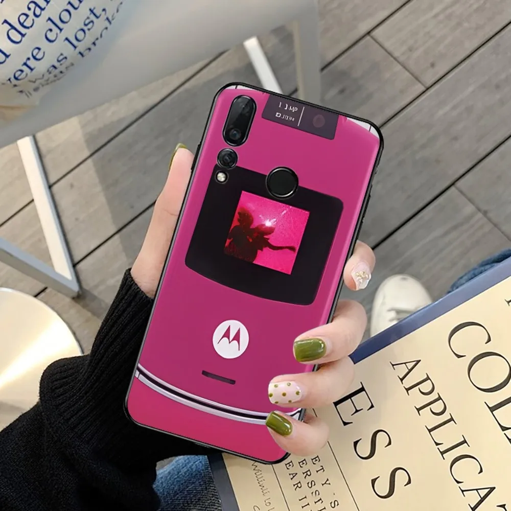 M-MotorolaS Razr Pink Phone Case For Huawei Y9 6 7 5 Prime Enjoy 7s 7 8 plus 7a 9e 9plus 8E Lite Psmart Shell