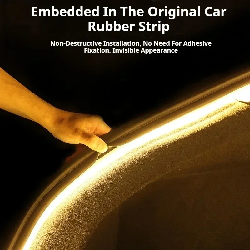 Trunk Atmosphere Light Modified Light Bar Car Trunk Lighting Fit For Fiat Bravo Ritmo Decorative Lamp Car Interior Accessories