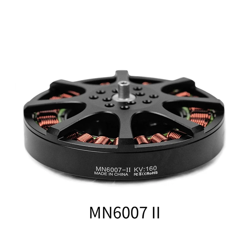 MN6007 II Light and Power UAV Motor with 5.5kg Max Thrust Lightest Weight Motor for UAV Multi Rotor Drone DIY Part KV160-ABVP