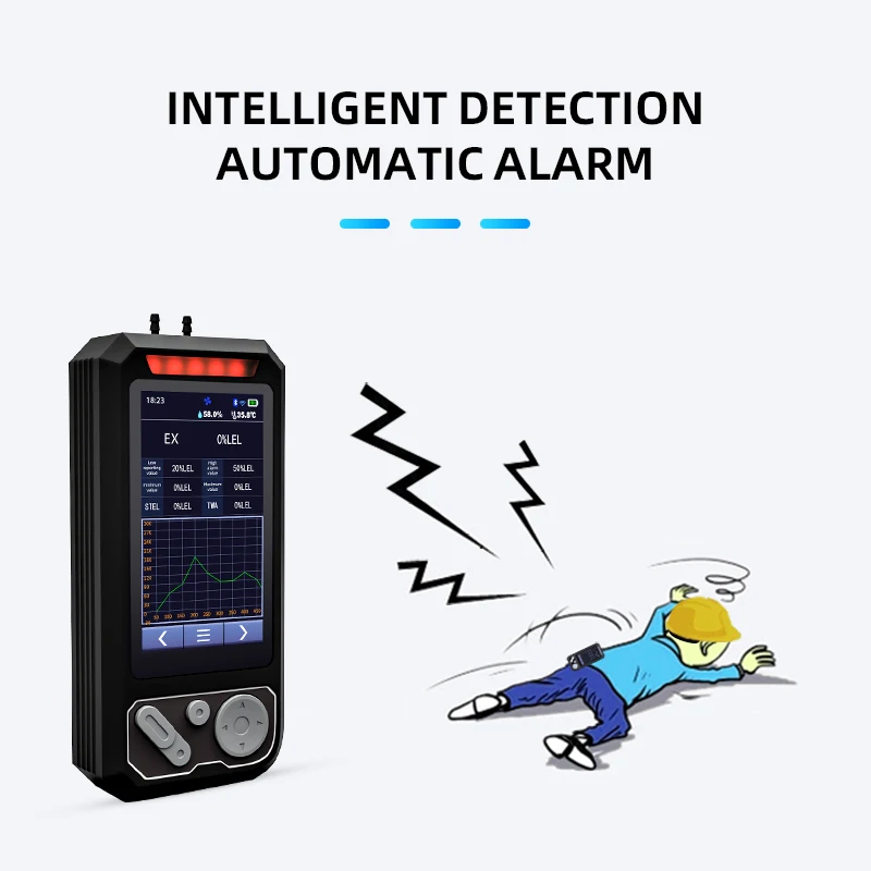 S319 Portable Multi-Gas Detector High Accuracy Pump Suction CO O2 Dust Temp Humidity  Gas Analyzers Factory Price