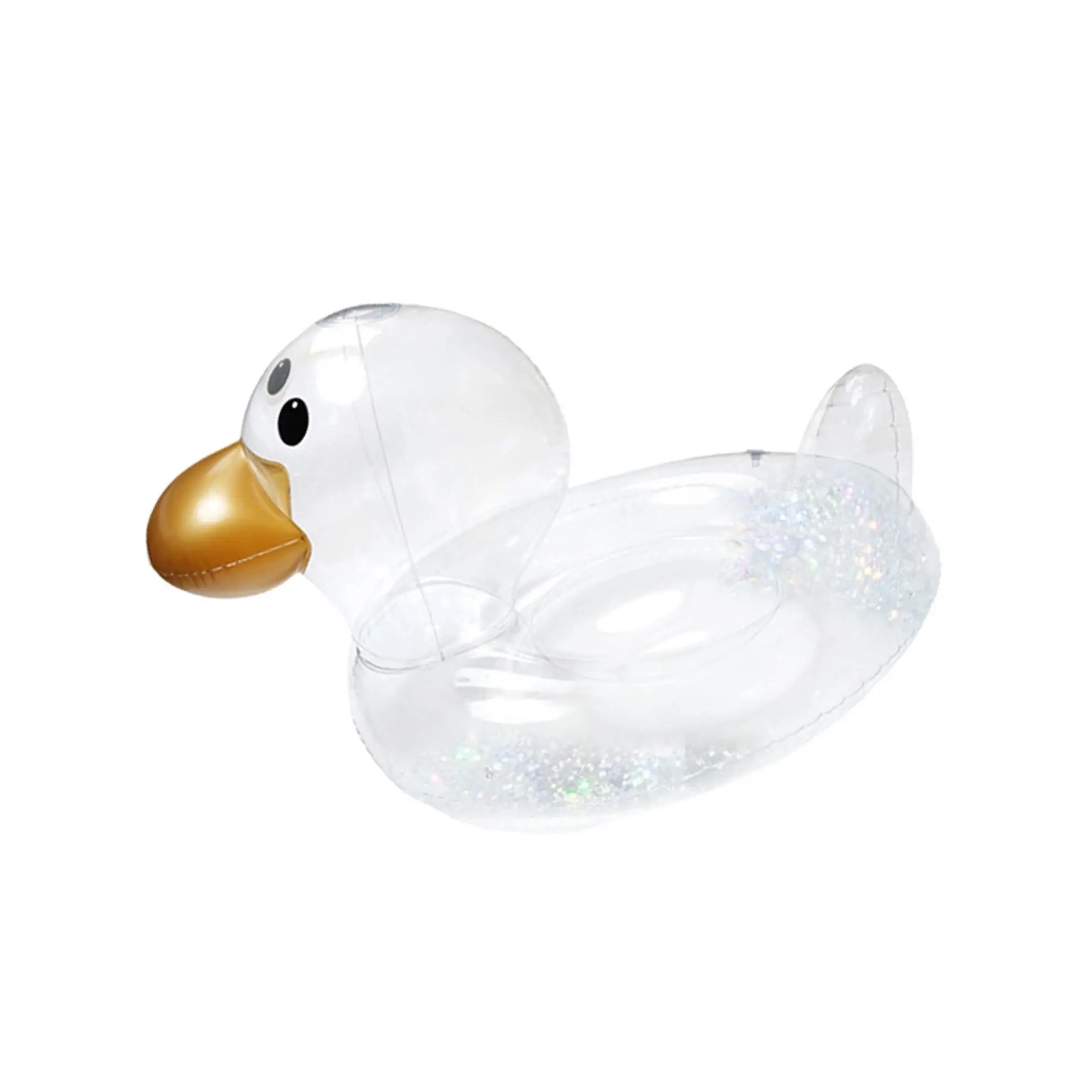 

Поплавок для плавания, прочное, безопасное, прозрачное для вечеринок в бассейне, летнее розовое кольцо для плавания в бассейне