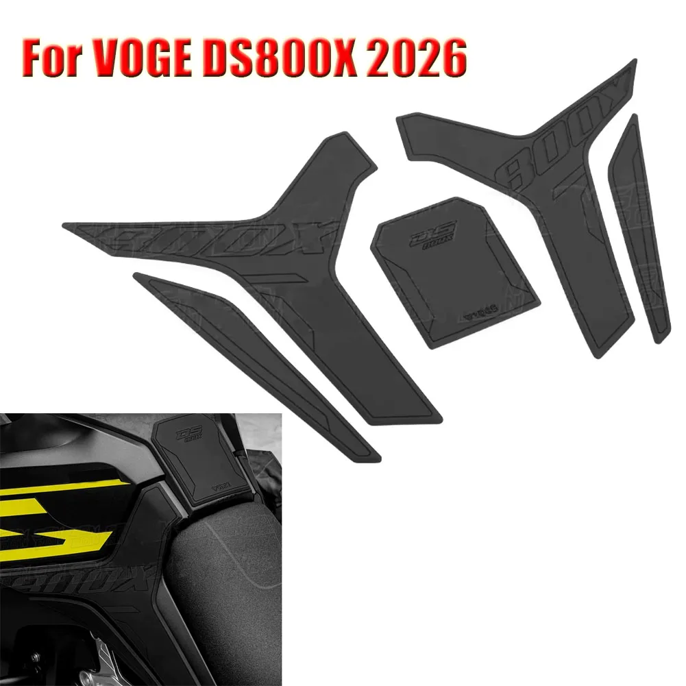 Motorcycle Side Sticker Fuel Tank Decal Protector Non-slip Traction Pad Cover For LONCIN VOGE DS800X ds 800x 2026 Waterproof