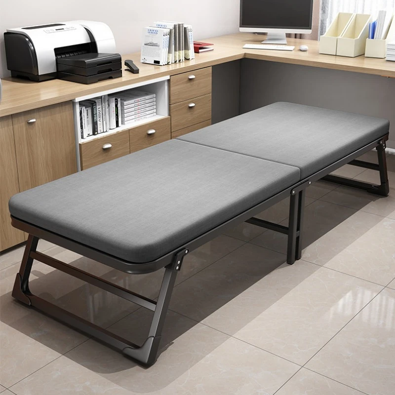 household bedroom folding bed simple comfortable lunch break single bed portable space saving muebles para hogar home furniture
