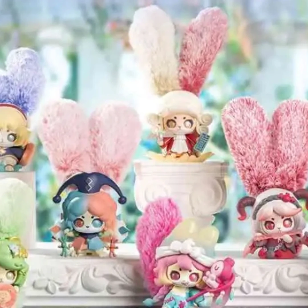 

Cup Rabbits Heart'S Desire Series Surprising Toy Blind Box Collectible Serie Cute Therapeutic Soft Plush Rabbit Figurine Set Fun