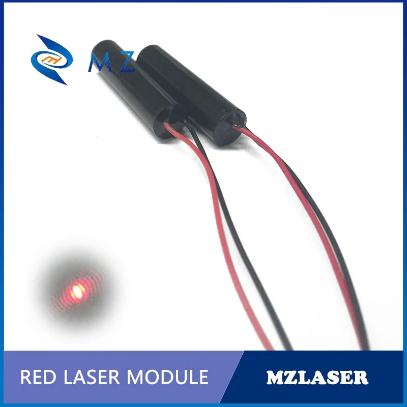 Láser Industrial de alta gama Clase II, módulo láser de seguridad de 650nm 1mw, láser de alta temperatura y baja temperatura