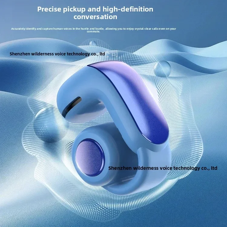 Bluetooth Earbuds V12 Clip-On Long Battery Life Wireless Headphones 2025 Model Universal Use