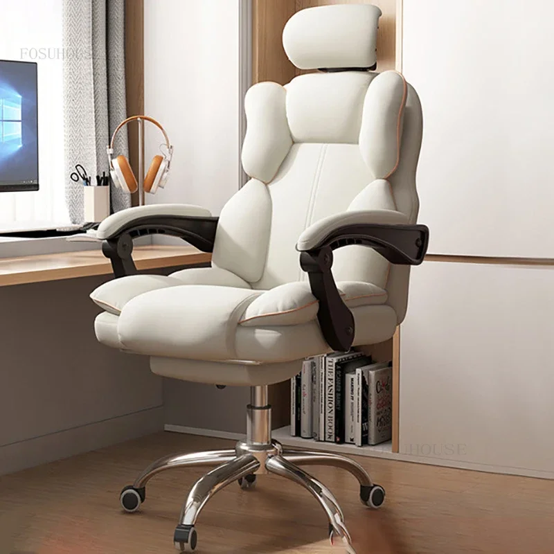 Nordic Gaming Office Chairs Modern Office Furniture Home Lifting Swivel Backrest Office Chair Creative Armchair Computer Chair