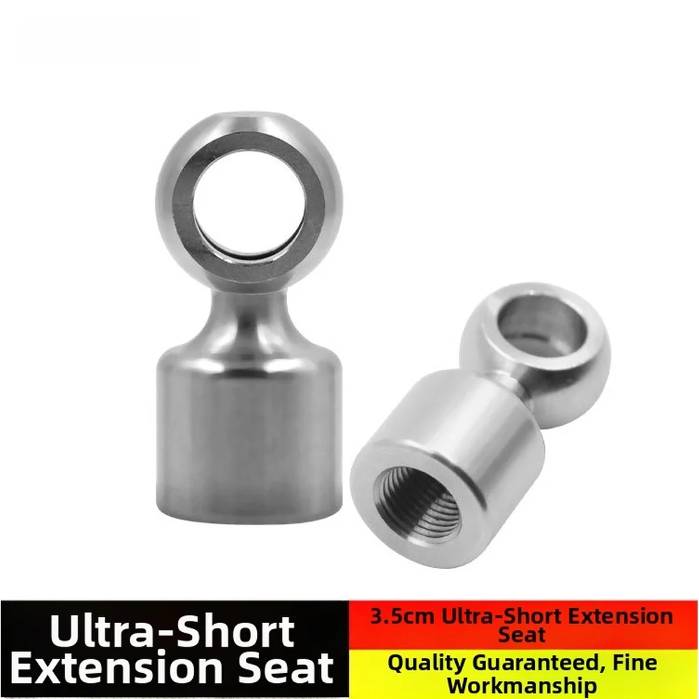 1Pc Motorcycle Brake Steel Hose Extension Adapter 304 Stainless Steel Oil Pipe Short 3.5cm For Caliper Line Repair