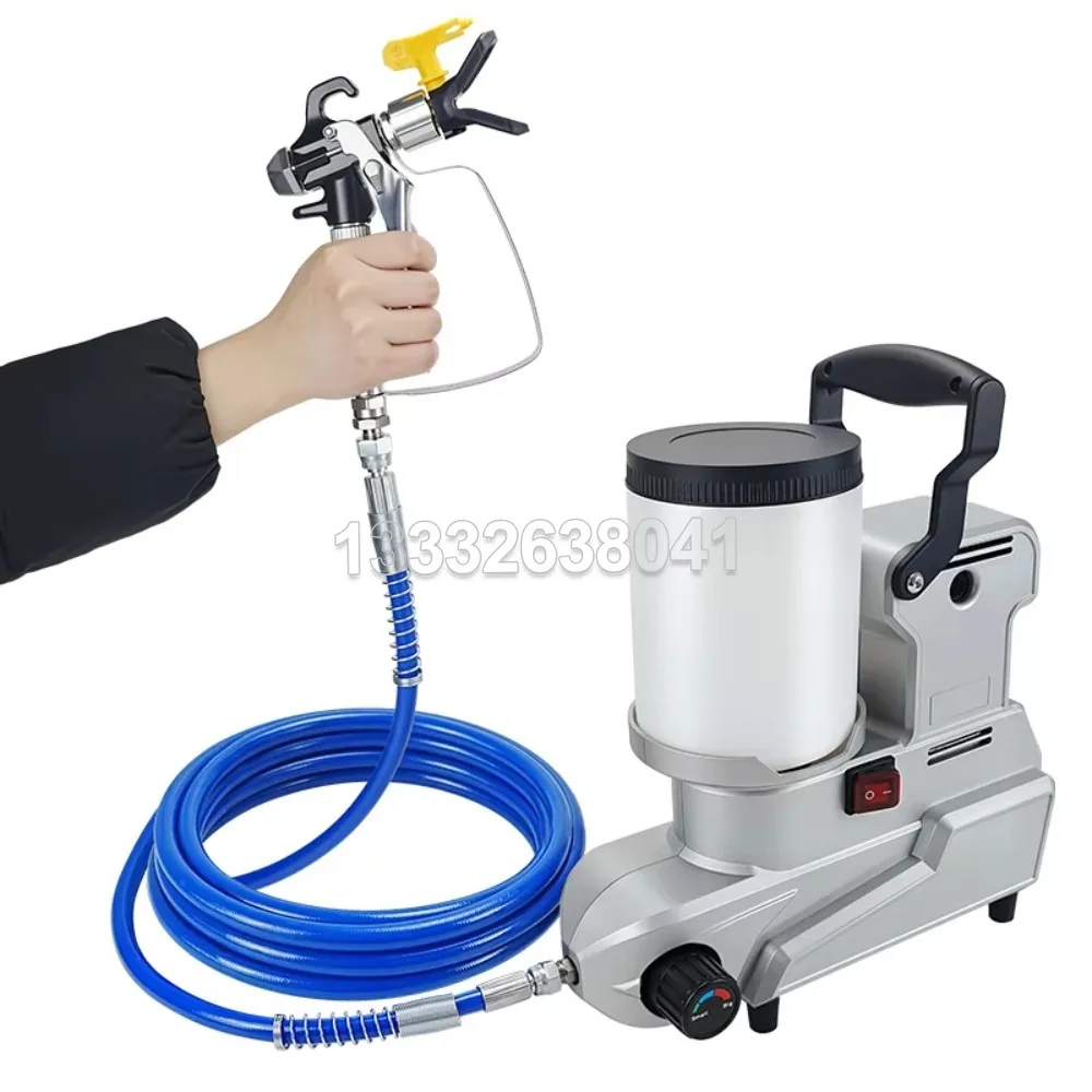 Multifunctional 1600W Airless Paint Sprayer Machine 2.5L Small Portable Electric Spray Gun High Power Home Painting