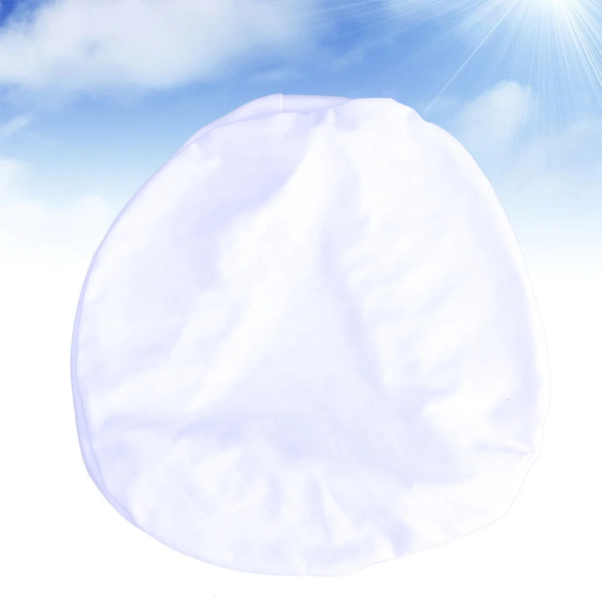 

Round Bar Stool Cover Waterproof Elastic Stretch Chair Cover Anti-Slip Cushion Slipcover White for Bar Chairs Chaircovers