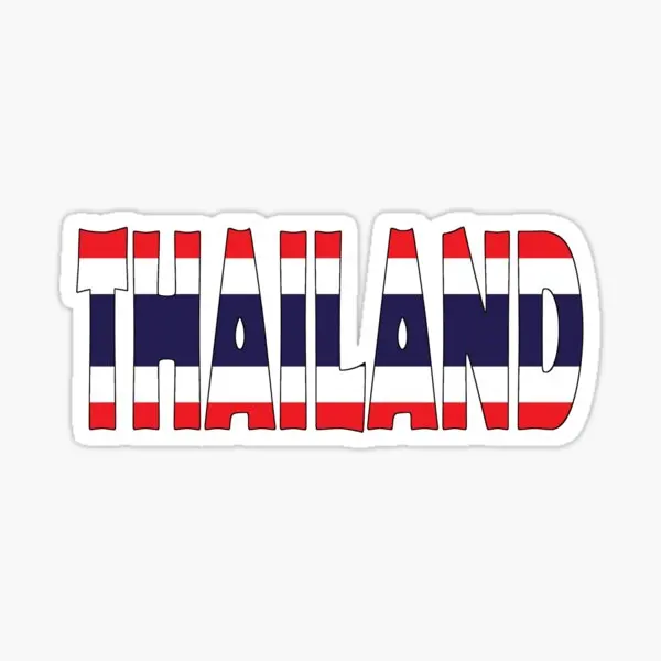 Thailand TH Elephant Flag Map Sticker Vinyl Laptop Truck Window Moto Bicycle Glass Van Helmet Car Wall Door Decal Customizable