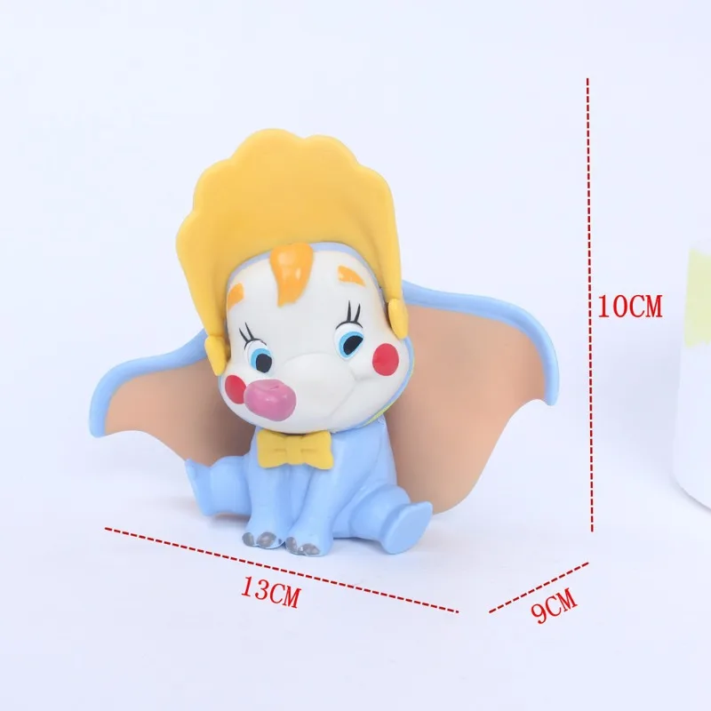 ديزني الكرتون الشكل دامبو الفيل البلاستيكية عمل الشكل سطح المكتب زخرفة كعكة الديكور هدايا عيد ميلاد الأطفال اللعب