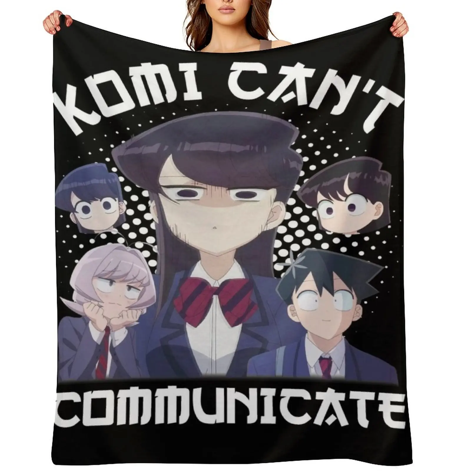 

Komi Can't Communicate - komi san Throw Blanket Luxury St valentine gift ideas Cute For Decorative Sofa Blankets