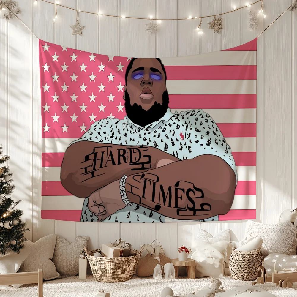 Singer Rod Wave flag Decorative Banners Suitable For Outdoor Camping Family Parties And Garden Walls Gift