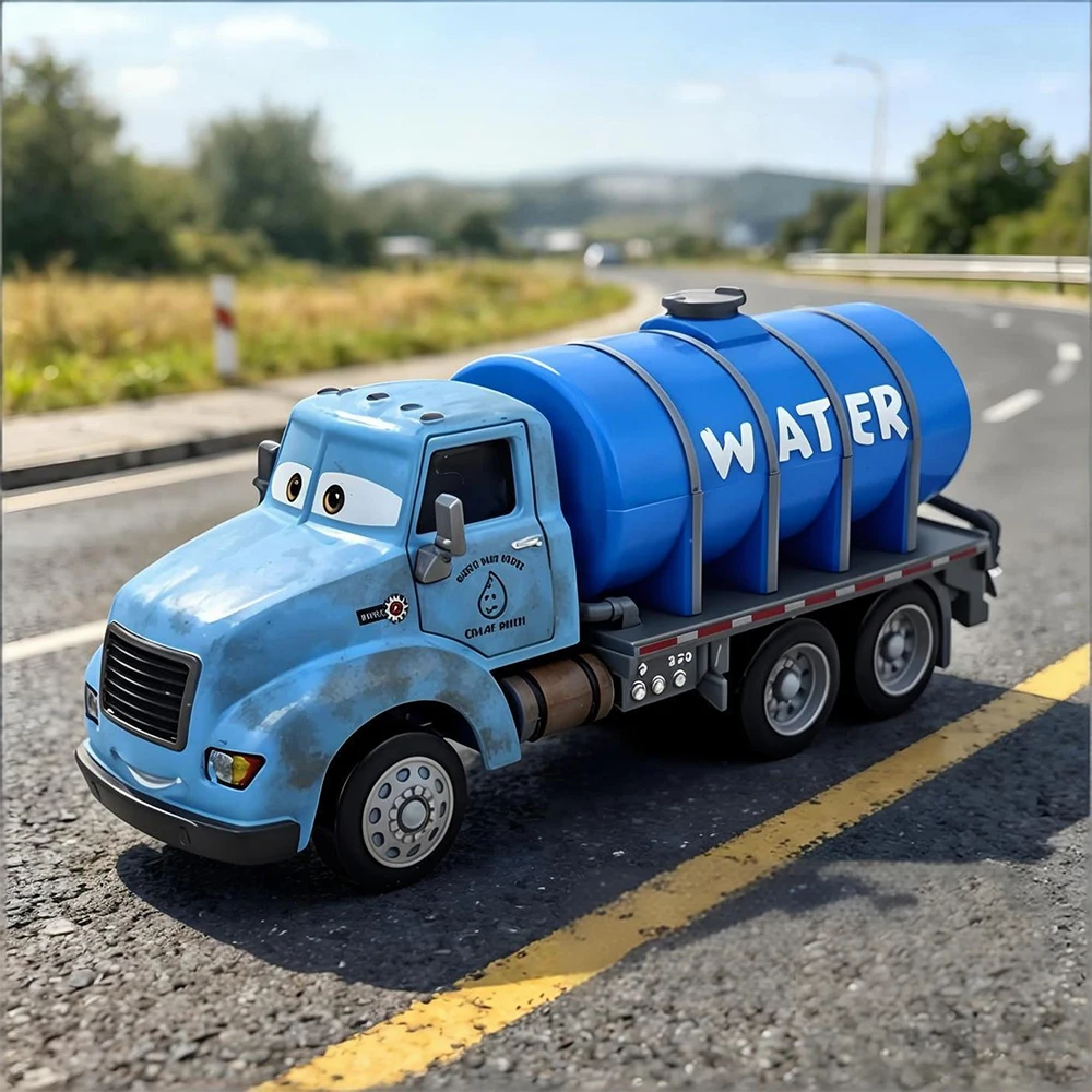 

Disney Cars 3 Thunder Hollow Speedway Of The Demolition Derby Race Characters Mr. Drippy The Water Truck Model Toys For Children