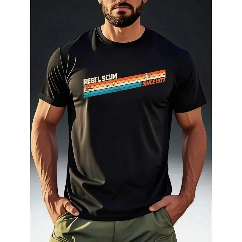 Men's Sci-fi Style T-shirt Short Sleeved 