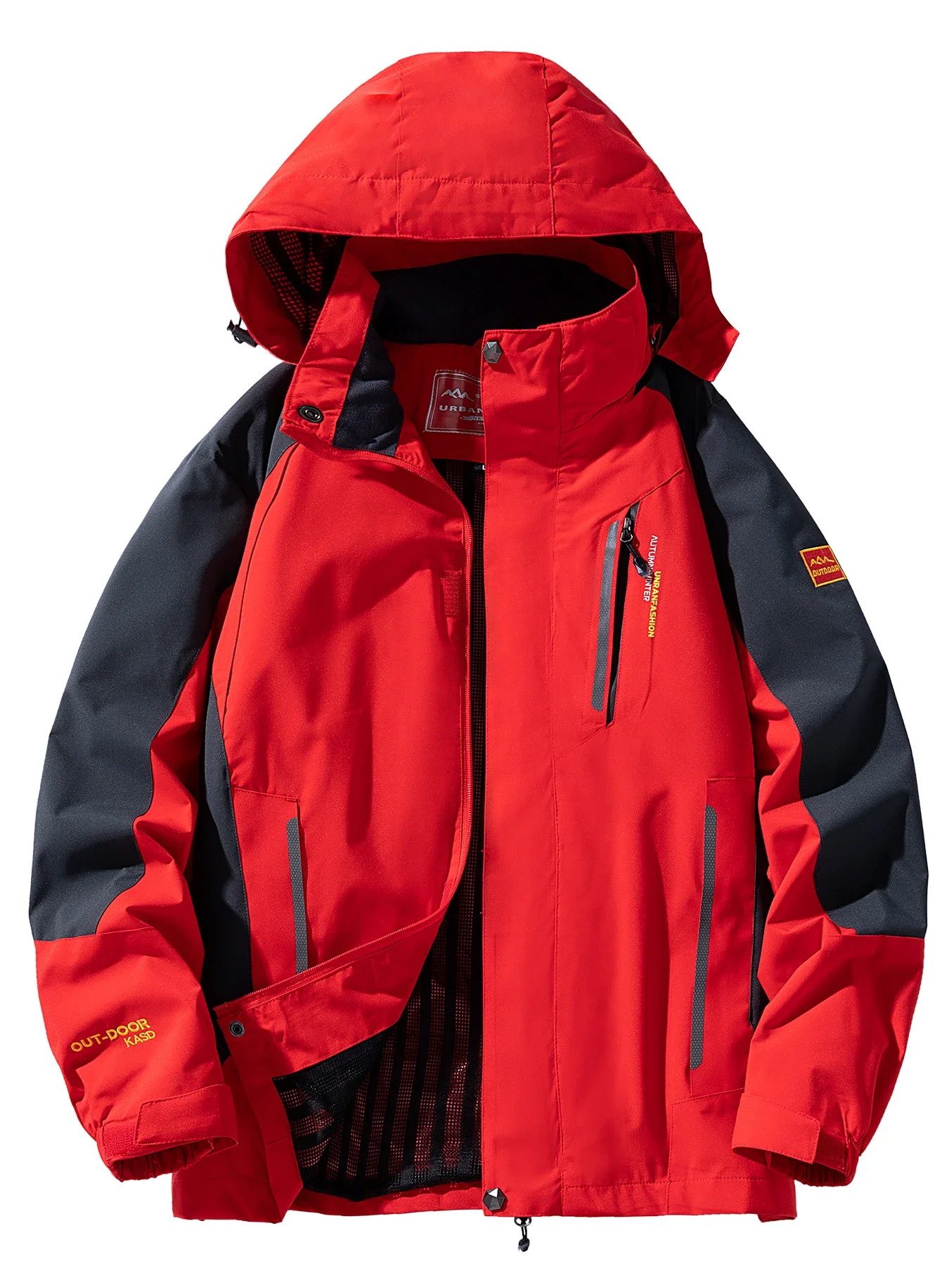 

2025 Men's Waterproof Hiking Jacket Large Size Windproof Windbreaker Camping Hunting Running Trekking Fishing Coat Men Outdoor