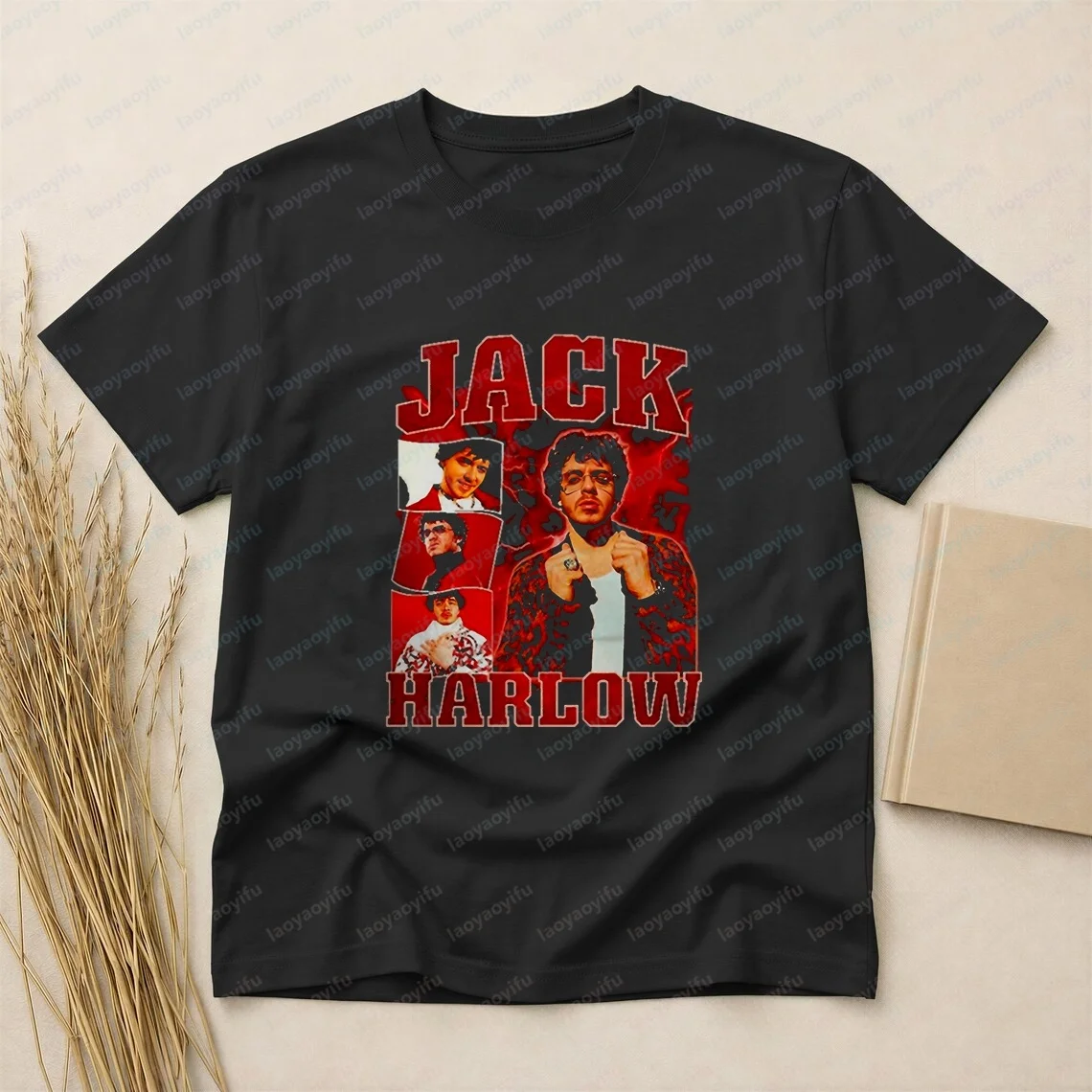 Jack Harlow - Hip-hop Singer - Fashionable Summer Short-Sleeved Men's and Women's Round-neck Shirt - Comfortable T-shirt