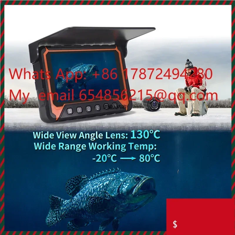 7-inch IPS Screen Underwater Fishing Camera Professional Fish Finder Detector Fishing Accessories