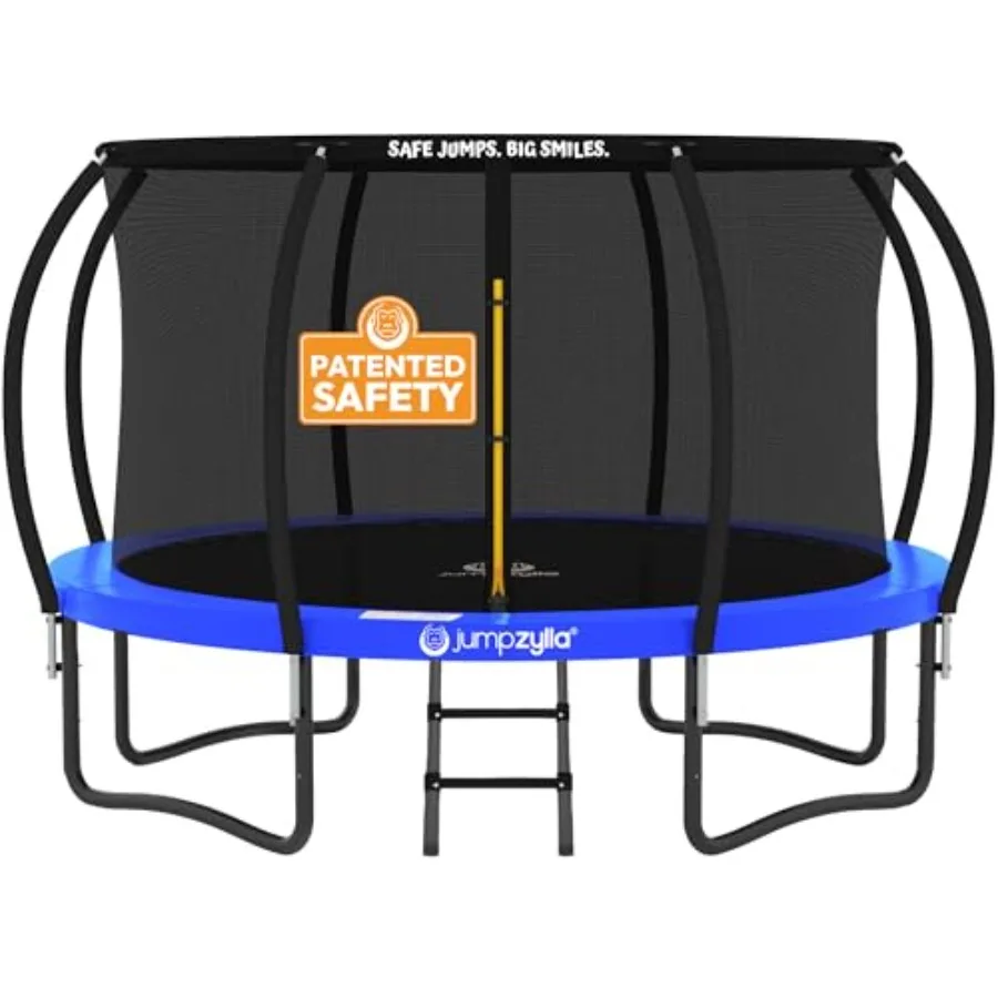 

Outdoor 8FT 10FT 12FT 14FT 15FT 16FT Recreational Trampoline with Enclosure and Ladder Anti-Rust Coated Frame ASTM Approved for