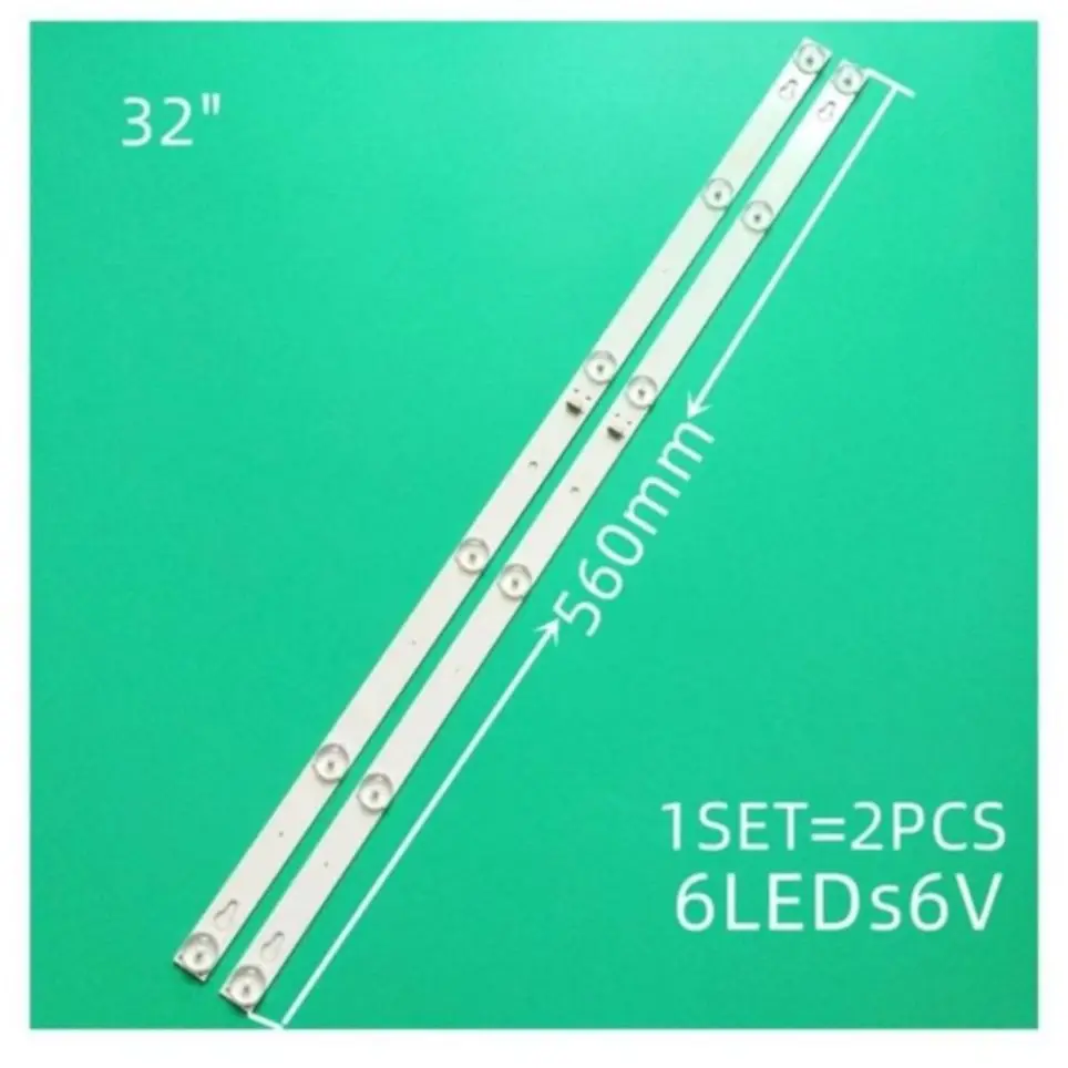 Led-hintergrundbeleuchtung für TCL 32 "006-P1K3489A TOT_32D2900_2X6_3030C_6S1P YHA-4C-LB3206-YH01R YHE-4C-LB3206-YH02J 32D100 32S301