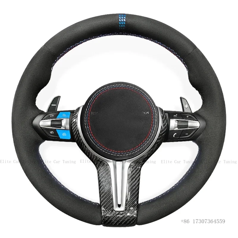 

M Sport Steering Wheel for BMW M3 M5 M6 F01 F02 F06 F07 F10 F11 F12 F13 F20 F30 F32 F36 F80 Alcantara Customized Steering Wheel