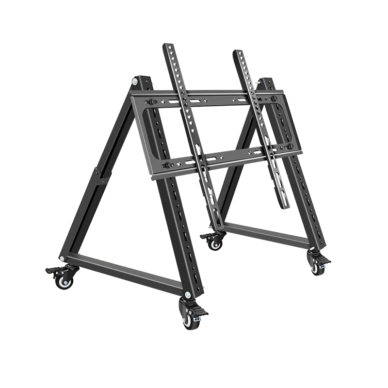 

«SC5100» Подходит для 32-70 дюймов, сценический короткий мобильный треугольный кронштейн для тележки, с нагрузкой 75 кг.