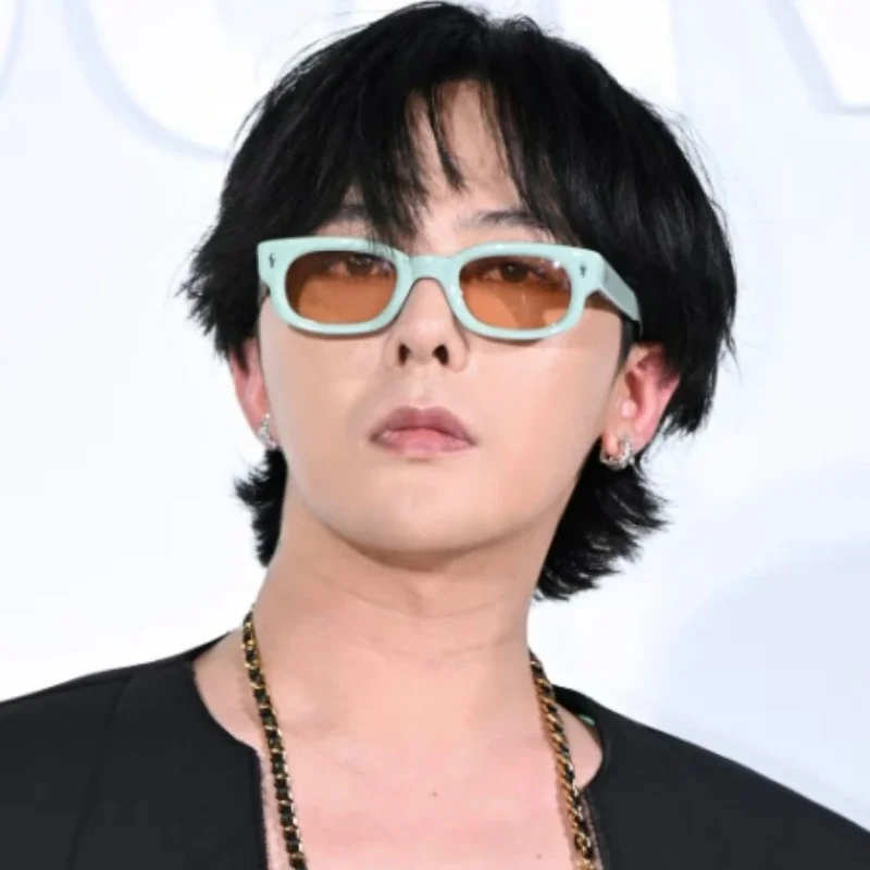 Thick Acetate G-DRAGON Same Sunglasses For Men Women High Quality Handmade Punk Trendy Acetate Vintage Fashion Eyewear