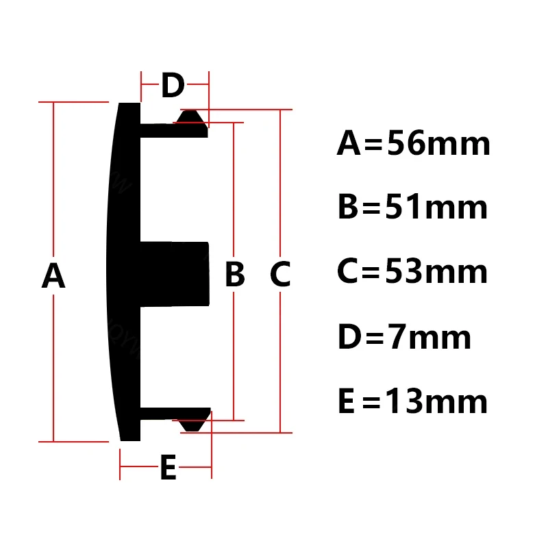 4Pcs/Set 56mm Universal ABS Wheel Center Cap Wheels Tyre Car Wheel Center Cap Set Vehicles Cover Practical Durable High Quality