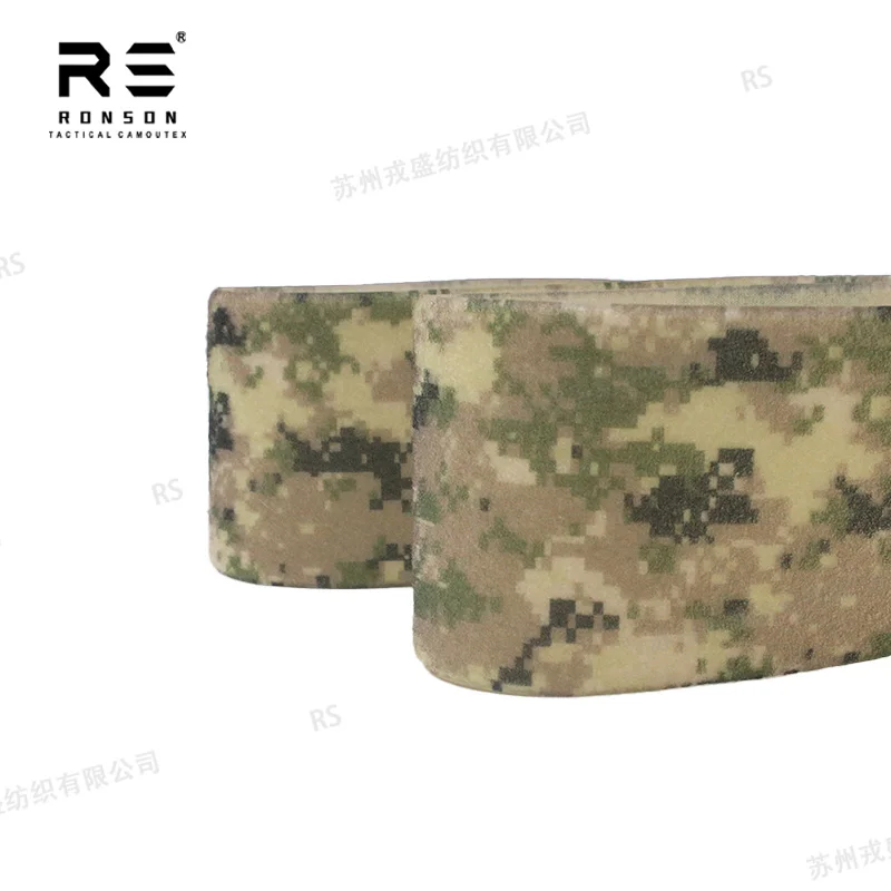 CADPAT MT Camouflage 100% Nylon Loop 4 Inch 10cm Infrared Reflective Tape Camouflage Reusable for Tactical Gear in Stock