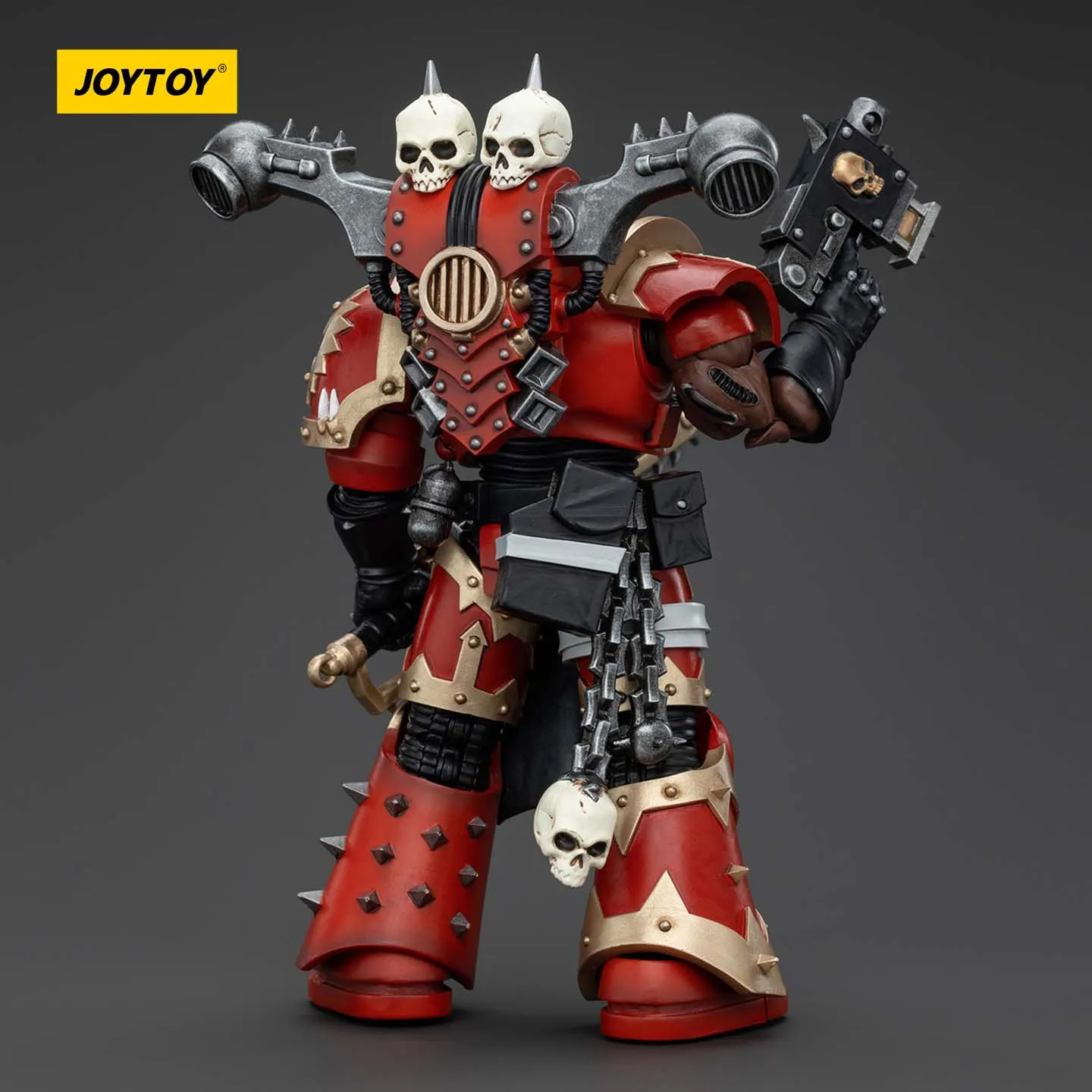 JOYTOY Dark Source Warhammer 40k Swallower JT00638 Berserker 7 Soldier Model Play 1/18 نموذج متنقل لعبة دمية مصنوعة يدويًا