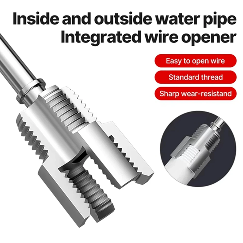 

IALJ-открывалка для водопроводных труб, инструмент для нарезания резьбы с внутренней внешней резьбой, нитевдеватель PPR/PVC
