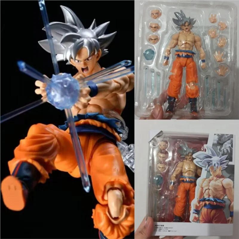 Dragon Ball Z Super Figure White Haired Son Goku Action Figure DragonBall Migatte No Goku GBZ Collection Doll Birthday Gift