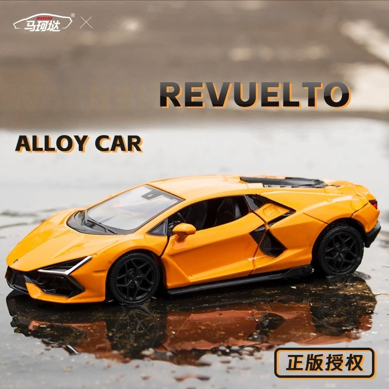 1:36 Bronco 911 GTS RS REVUELTO modèle de voiture en alliage de Simulation retirer garçon modèle de voiture jouet pour enfants ornement cadeau