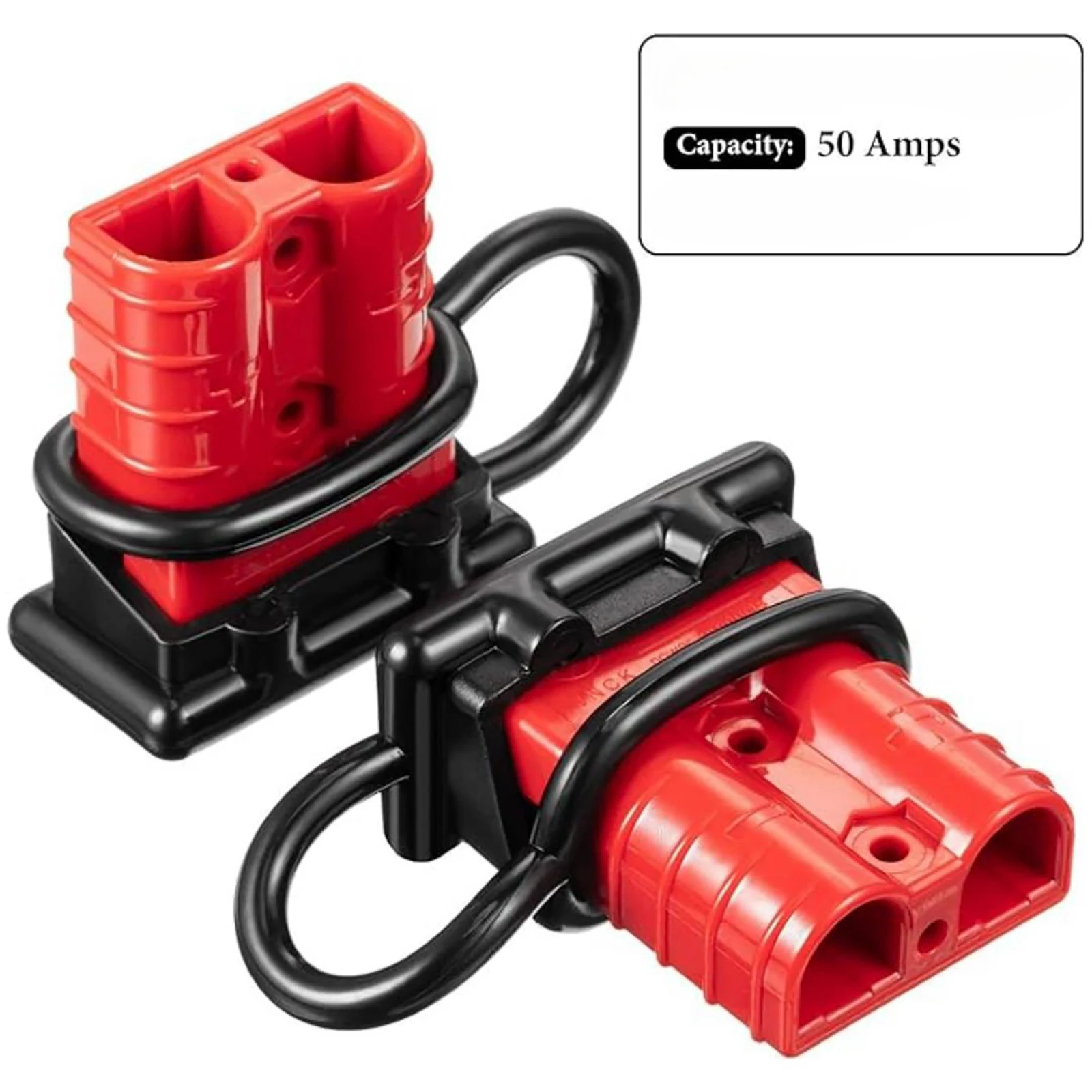 

Комплект из 6 шт. быстроразъемных разъемов для автомобильного аккумулятора 6-14AWG, 50А, с пылезащитными колпачками и 12 клеммными контактами