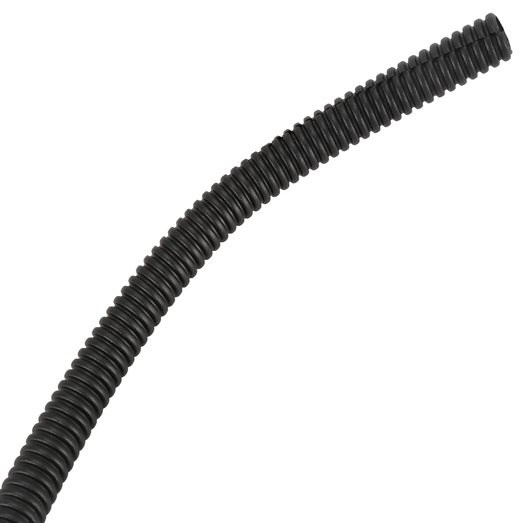 ELEG-3Pcs 25 Ft Split Wire Loom Conduit Polyethylene Tubing Black Color Sleeve Tube