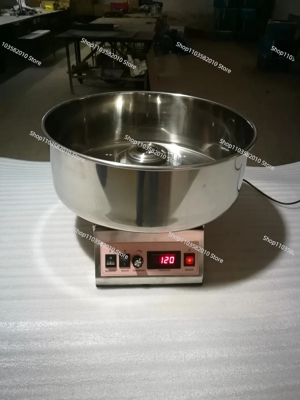 110V/220V Cotton Candy Machine Duck Rabbit Animal Shaped Electric Commercial Cotton Candy Making Machine Booth Equipment