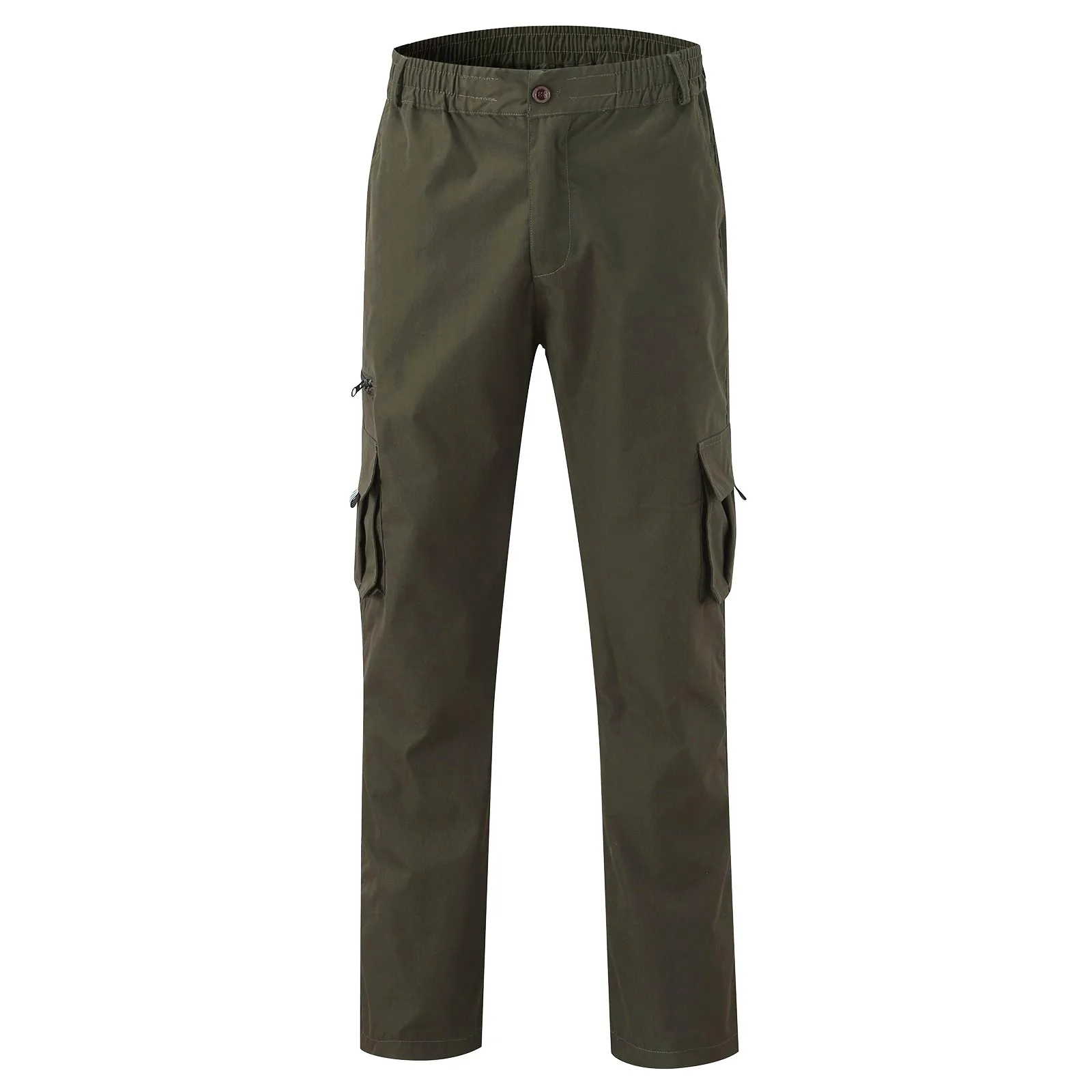 Pantalon cargo à jambe droite pour hommes, pantalon baggy, surintendant, poche pour document, salopette de plage, coupe décontractée, monochrome, mode, toutes saisons