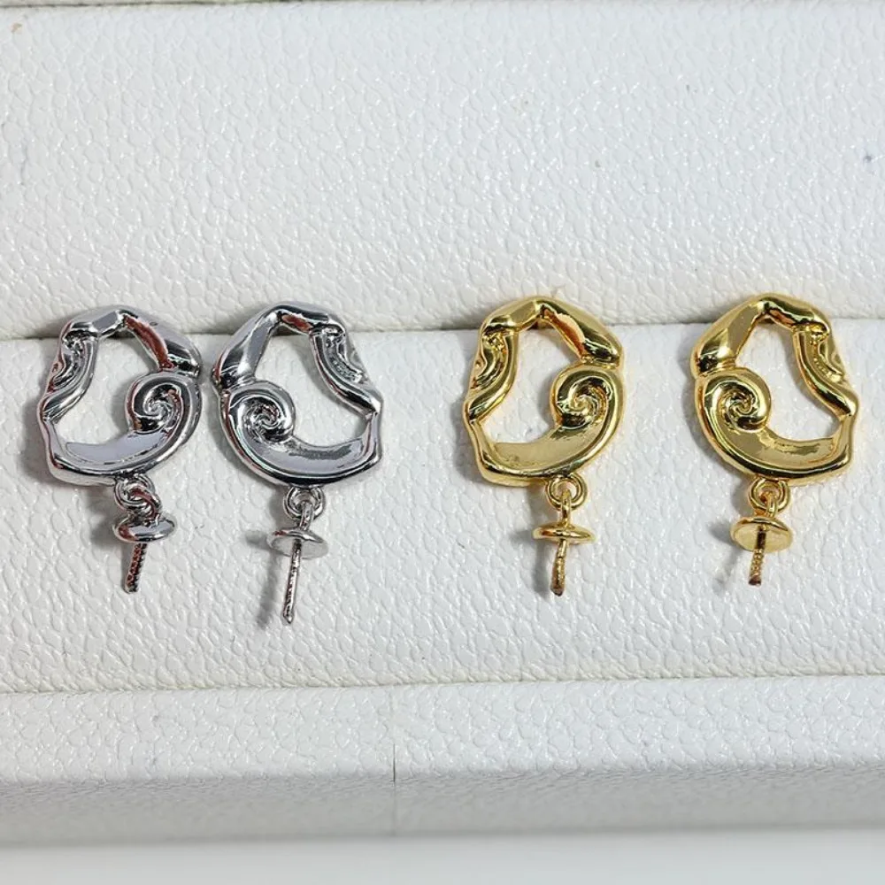 

10 шт., игла из стерлингового серебра 925 пробы, 18-каратное золото, латунные серьги с покрытием, ювелирные изделия своими руками, серьги с жемчугом, аксессуары