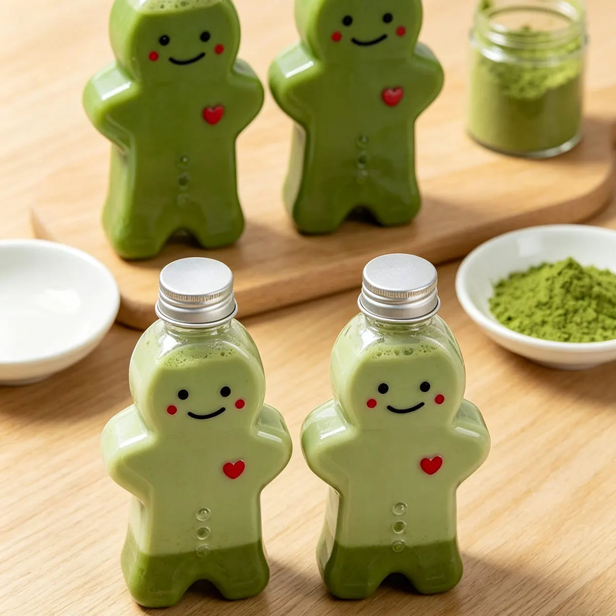 350ml Milk Tea Cup Cartoon Pet Beverage Bottle Juice Dessert Lychee Jelly Cup Disposable with Lid Lychee Jelly Trendy Packaging Bottle Milk Tea Bottle Plastic Cup 6/12Pcs with Straw