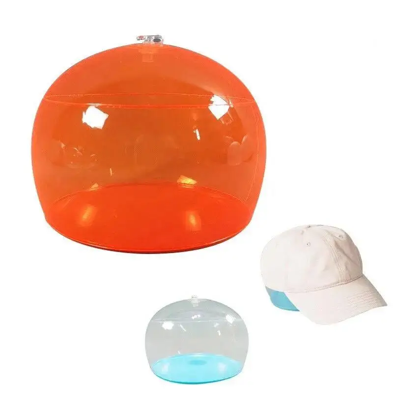 1Pcs Adjustable Hat Model Stylish Hat Presentation Stand Inflatable Hat Display Mannequin Portable PVC Hat Display Rack
