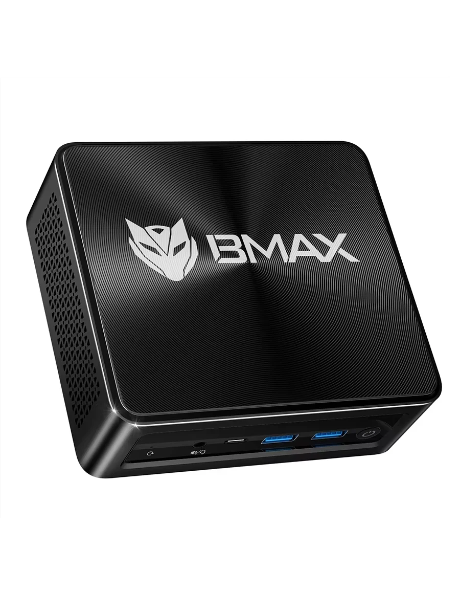BMAX B8 A Pro Mini-PC AMD Ryzen 7 8745Hs Prozessor AMD Radeon 780M Grafik 16GB RAM 512GB SSD Windows 11 WLAN Bluetooth USB HDMI Type-C DP Mini-PC