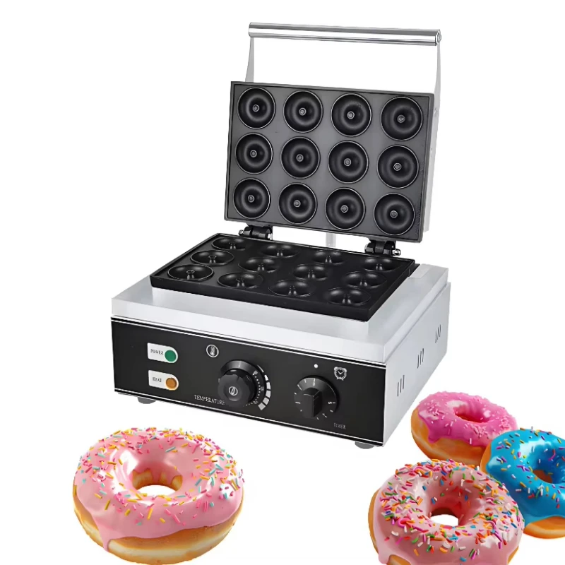 Mini Donut Maker Electric Non-stick Stainless Steel Roaster