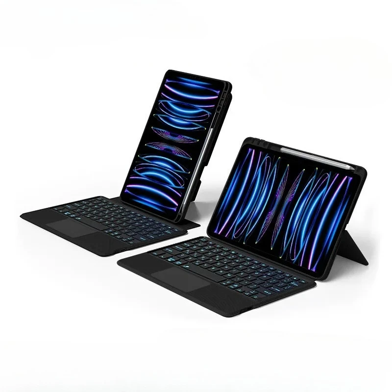 حافظة لجهاز iPad Air 11 بوصة M3 2025 A3266 A3267 A3270 لوحة مفاتيح ذكية سحرية كوف لوحة مفاتيح بإضاءة خلفية لجهاز iPad Air 11 Funda #3
