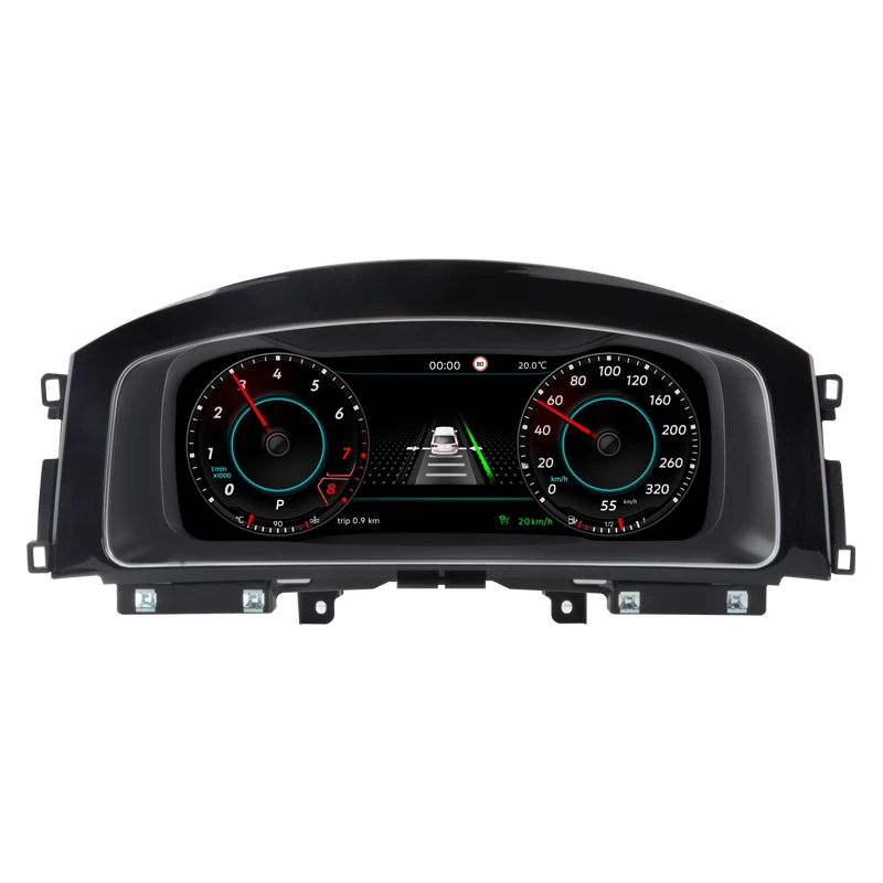 AWESAFE 12.3/10.25 1920*720 LCD Digitaal Cluster Dashboard voor VW Golf 7 Scirocco Golf 6 Golf 5 Sharan T6 MK7 Passat B8 B6 B7 CC Tiguan L Instrumentenpaneel Snelheidsmeter Virtuele Cockpit Met - afbeelding 2