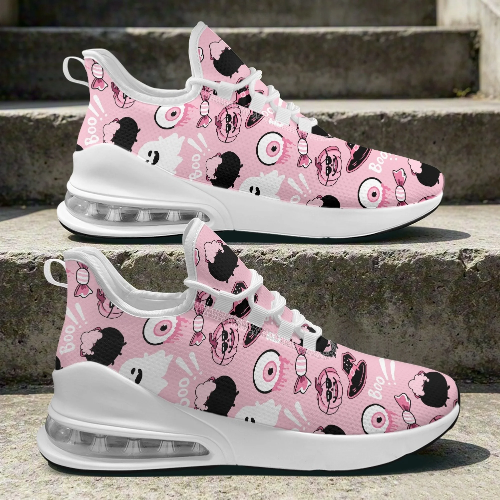 XIXIRIMIDO Sportliche, atmungsaktive Freizeitschuhe, Herren-Sneaker und Freizeitschuhe, Halloween-Schuhe für Damen, Arbeitsschuhe für Krankenschwestern