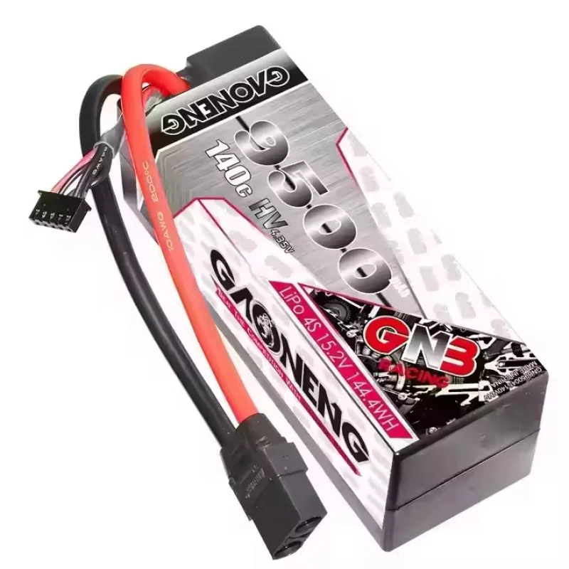 Original GNB Gaoneng 9500mAh 4s 2p 15.2v 140C 144.4W long life hv RC LiPo battery