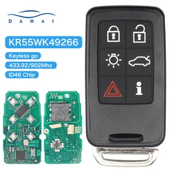 dahai Car key Remote Key For Volvo S60 S80 XC60 XC70 V40 V60 V70 KR55WK49266 ID46 434//902MHz