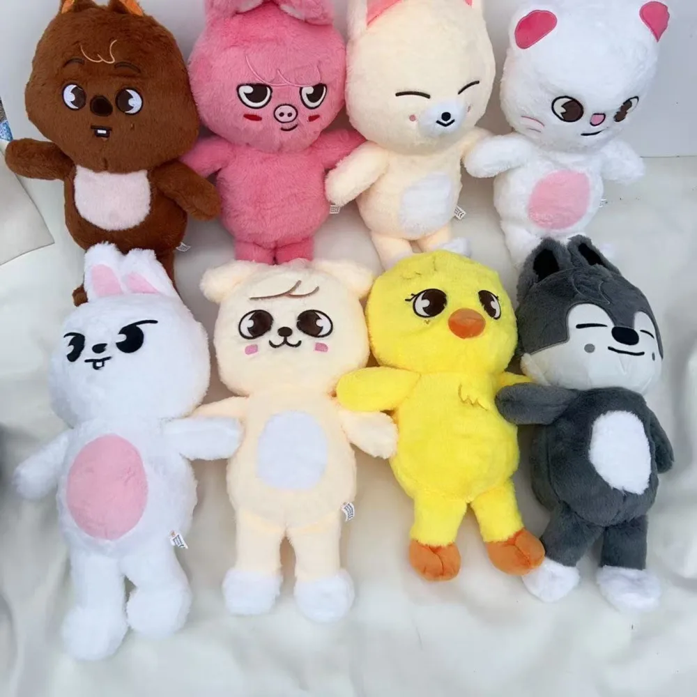 

50CM Kpop Plush Doll Kpop Felix Plush Toy Plush Wolf Bear Foxes Duck Stuffed Doll Kpop Stuffed Animal Plushie Birthday Gifts