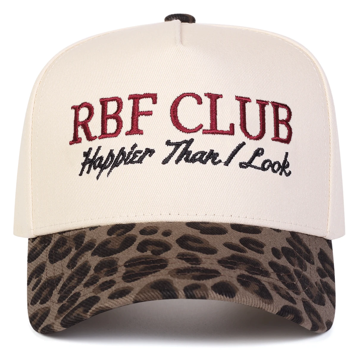 Unisex RBF CLUB Baseballkappen mit Buchstabenstickerei, Frühling und Herbst, für den Außenbereich, verstellbare Freizeithüte, Sonnenschutzhut, Sportkappe – Detail 4